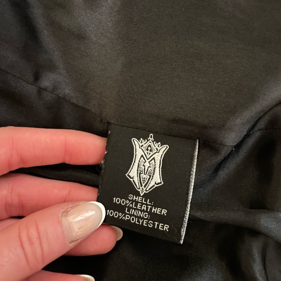 Monarch leather bomber jacket with hood - Picture 2 of 9